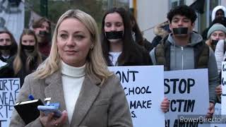 Corrie - Amy Leads The Protest At School With Summer, Asha, Aadi & Other Students Joins In (17/1/22)