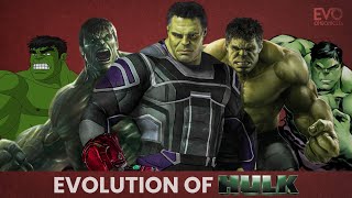 Evolution of Hulk in Movies and Tv series From 1962 to 2022