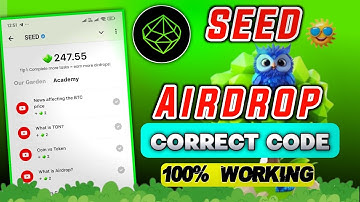 SEED Verify Code | News affecting the BTC price | SEED