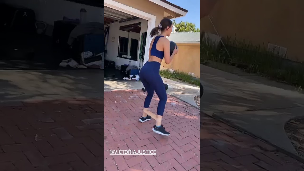 Victoria Justice - Workouts (April 16 2021). - YouTube