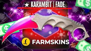 I MADE ALL IN FOR KARAMBIT?!? | Farmskins Promo Code 2025 | CS2 Case Opening