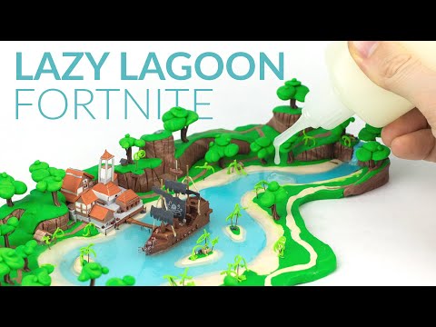 LAZY LAGOON & Liquid Clay (Fortnite Battle Royale) – Polymer Clay