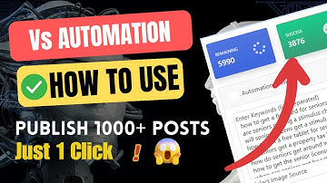 Versus Automation Module - How To Use? |  AI Buster | Best AI Content Generation Tools