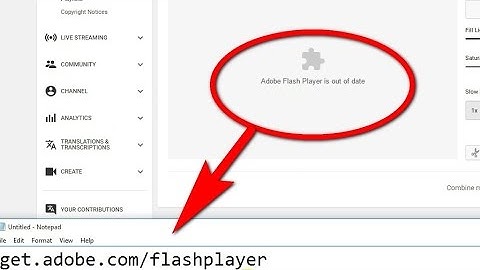 Adobe Flash Player is out of date (Google Chrome)
