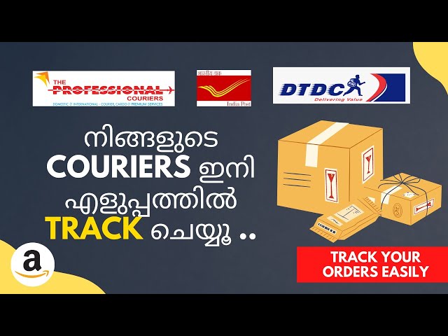How to Track a Shipment in DTDC, Professional Courier, IndiaPost etc | Malayalam| Courier Tracking class=