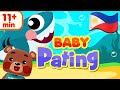 Baby shark in filipino  more kantang pambata nursery rhymes compilation