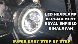 Installing LED Headlamp on Royal Enfield Himalayan