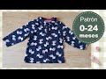 Patrón camiseta polo - tallas 0-24 meses