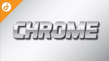 Text Style in Illustrator, Graphic Style Tutorial  - Metallic Chrome Style