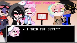 "And cut!" \\ gacha Undertale\\ Ink x Error