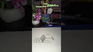 How to draw easy chair drawing tutorial for beginners 🤗| Easy way to draw a chair #shorts#viralvideo