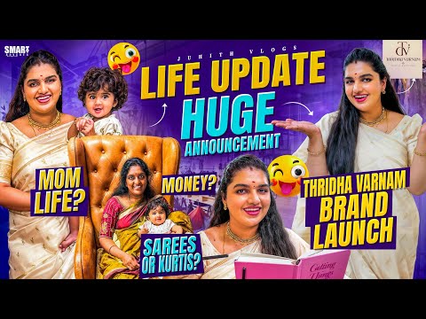 Huge Announcement🎉Very Special Brand Launch😍|Life Update & Mom Life|Juhith Vlogs| @ThridhaVarnam 