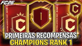 PRIMEIRAS RECOMPENSAS CHAMPIONS 🔥RANK 1 | FC 26