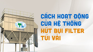Cách hoạt động của hệ thống lọc bụi filter túi vải