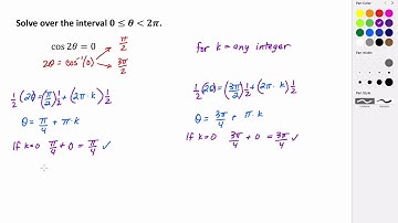 Solving Trig Equations with a Period Change
