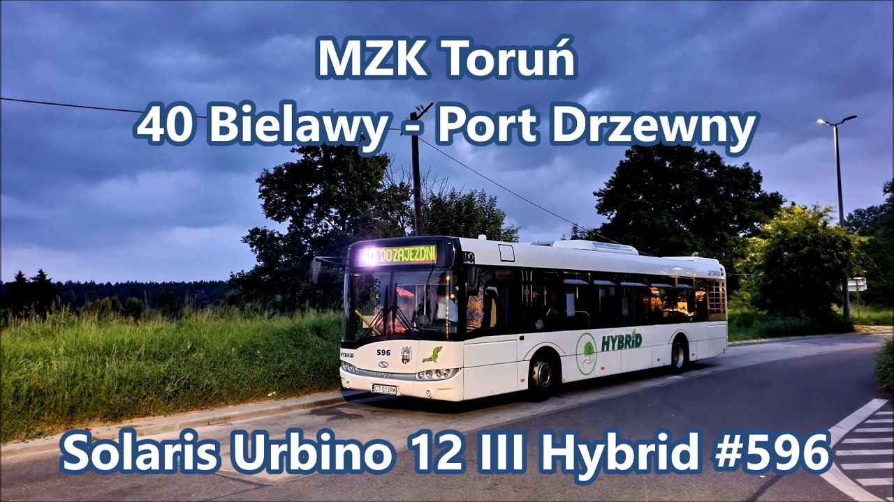 MZK Toruń - linia 40, Solaris Urbino 12 III Hybrid #596