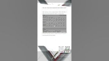 How do I hack macro password with ladder chart