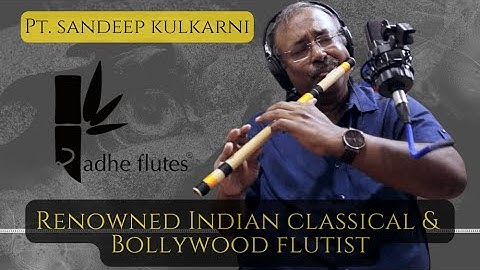Radhe Flutes with Pt. Sandeep Kulkarniji | PVC Fiber C Natural Middle Octave Bansuri