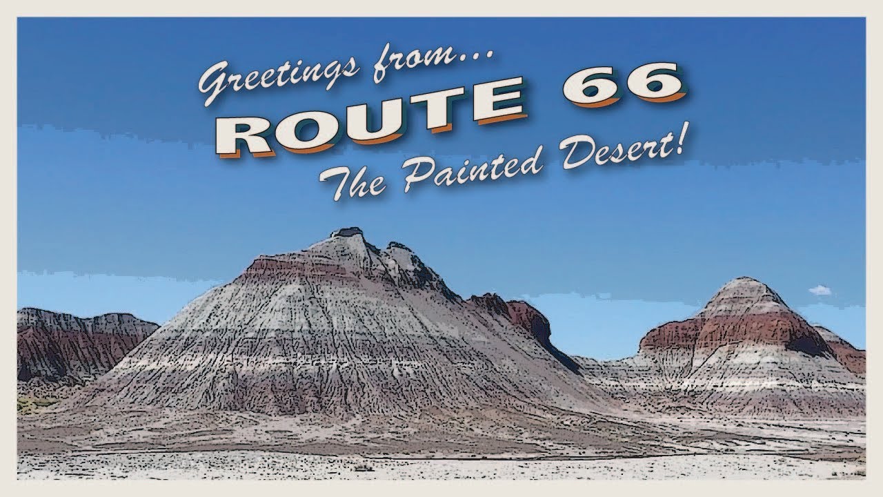 Route 66: The Painted Desert! (Part 22/35) {Lupton, Petrified Forest ...