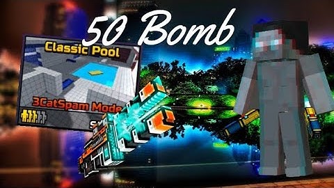 50 Bomb In 3 Cat Mode // Particle Accelerator// Pixel Gun 3D