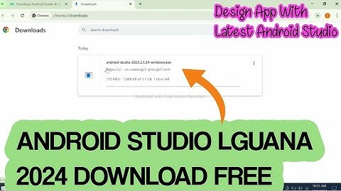 Android Studio Laguna Download Latest 2024 Free | Android Development Tutorial Part 1