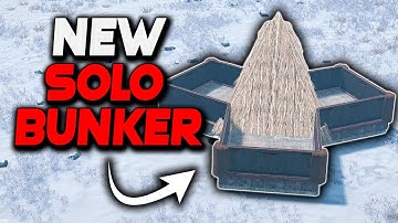 *NEW* ULTIMATE SOLO BUNKER in Rust | Rust Building Tutorial 2025