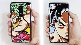 Cómo hacer fundas caseras para tu celular/móvil | DIY | Fundas de Dragon Ball