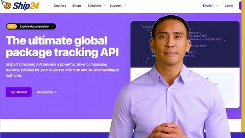 Shipment tracking API with Ship24