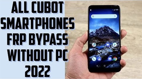 Cubot frp bypass 2022 without pc || cubot google account unlock