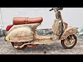 Restoration of 1982 VESPA 150cc | Repaint and Restoration Old and Rusted MOTORCYCLE