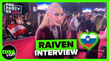 🇸🇮 RAIVEN - ‘VERONIKA’ (INTERVIEW) // Madrid PrePartyES 2024 // Slovenia Eurovision 2024