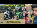 Again We Lost another Biker 😓 RIP🙏🌹 || Ninja ZX10RR Brake Fail at 221kmph 😨