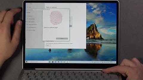 How to Add Fingerprint on MICROSOFT Surface Go - Set Up Windows Hello Fingerprint / Protect Surface
