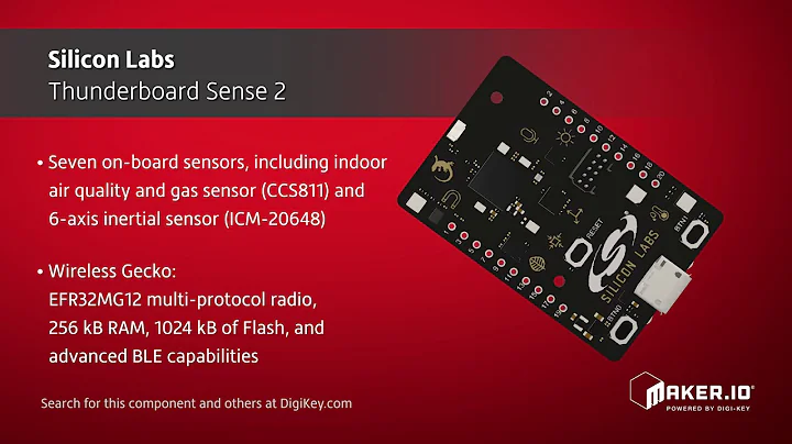 Silicon Labs Thunderboard Sense 2 | Maker Minute