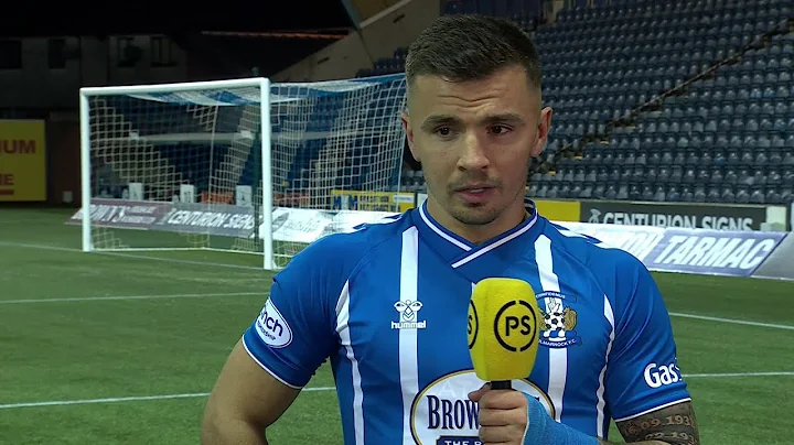 Kilmarnock's Daniel Armstrong and Derek McInnes re...