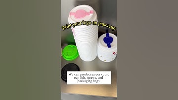 From Idea to Reality. Custom Paper Cups in Action!#factory #papercup #custom #cup