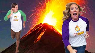 We Slept On An Exploding Volcano!