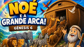 Noé E A Grande Arca Gênesis 6 Historinha Bíblica Infantil