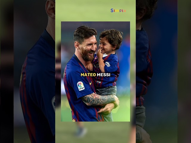 Messi's son thought he was an alien 😯 class=