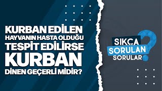 Kurban Edilen Hayvanın Hasta Olduğu Tespit Edilirse Kurban Dinen Geçerli Midir?