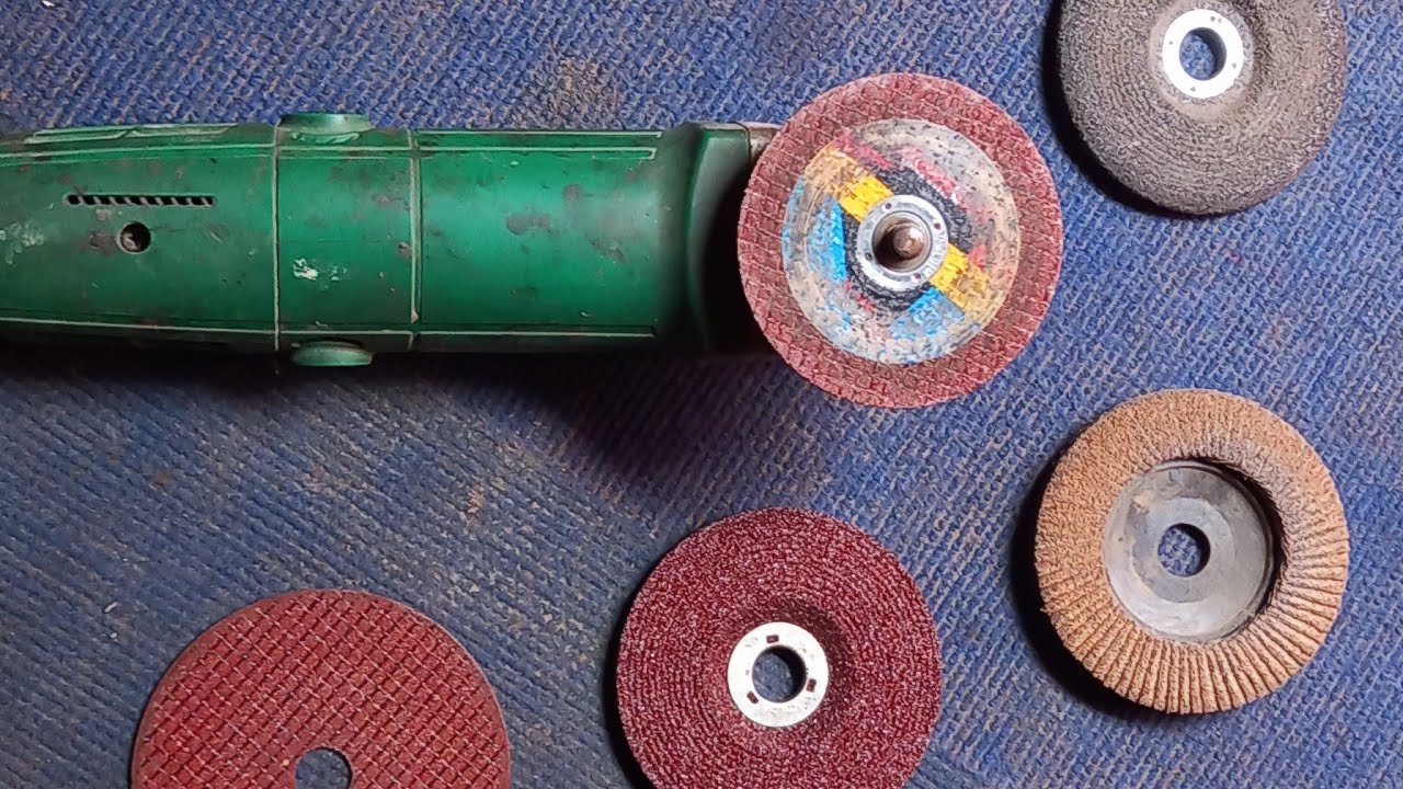 How to mount different types of cutting disc on the grinder machine