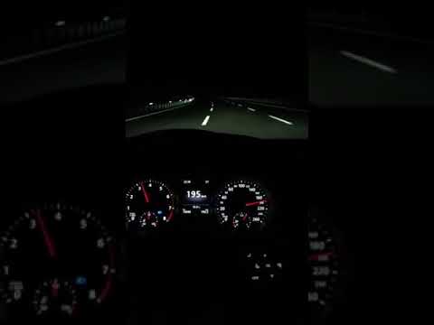 Araba Snapleri Gece Passat hız 200 Km   Passat Snap