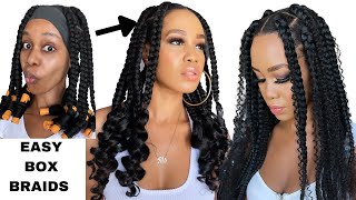 🔥CAN'T GRIP BOX BRAIDS? Try this beginner Friendly / RUBBER BAND/ 🚫NO RUBBER BAND METHOD / Tupo1