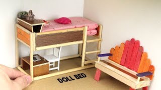 Hello, everybody. today, let me show you these 4 easy miniature
furniture diy & crafts ideas ( popsicle stick dollbed) we just give
some basic ideas, and...