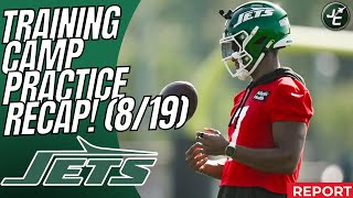 Justin Fields Responds! | New York Jets Training Camp Practice RECAP! (8/19)