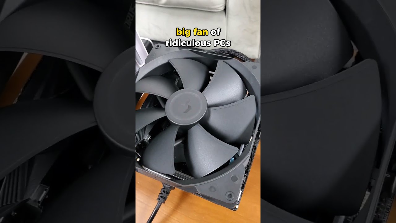 BIG FAN On Small Pc Shorts