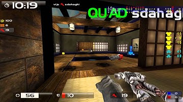 Quake Live: EG| clampOK vs Quad Gaming - Quakecon 2010 Semi Final - Japanese Castles - Game 1