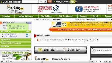 Update your DNS at GoDaddy.com by VodaHost web hosting