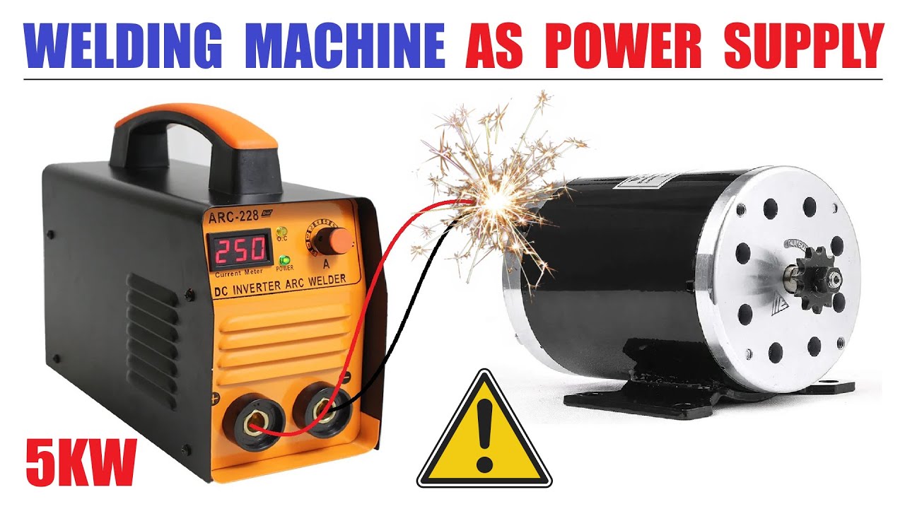 Can we use a 200 Amp Welding Machine as an SMPS DC Power Supply ?