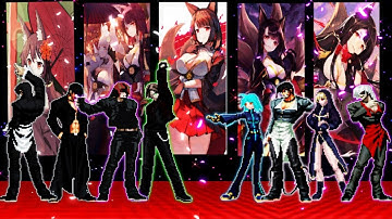 Yagevil 12P Team VS Devourer Element Team [Challenge Match] KOF MUGEN | SK Mugen